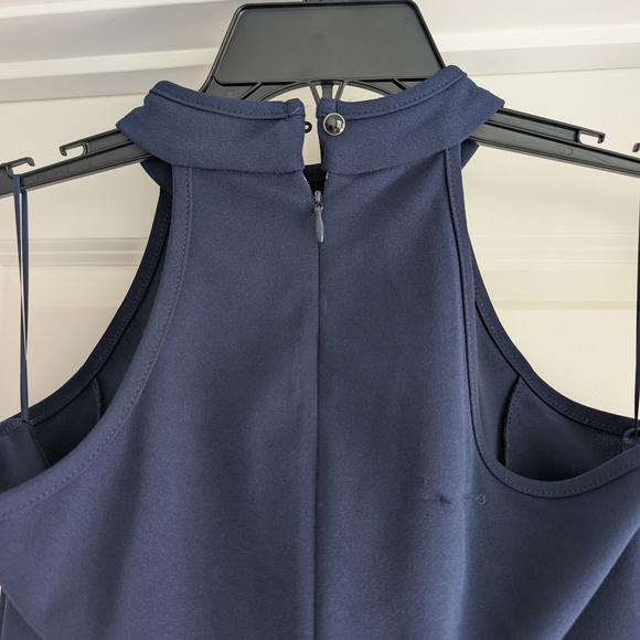 Amazon Elegant Navy High Low Dress - Picture 5 of 7